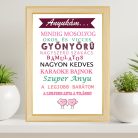 Ajándék_anyának_Legjobb_anya_falikép_