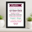 Ajándék_anyának_Legjobb_anya_falikép_