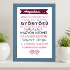 Ajándék_anyának_Legjobb_anya_falikép_