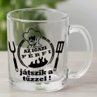Ajándék_férfiaknak_Játszik_a_tűzzel_bögre_