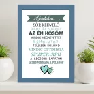 Ajándék_Apának_Legjobb_Apa_falikép_