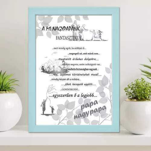 Falikép_nagypapának_Ajándék_nagyszülőnek_