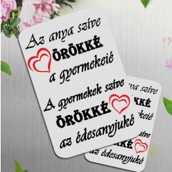 Anya_szíve_hűtőmágnes_Ajándék_anyának_
