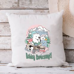 Cuki_állatos_párna_Boldog_Karácsonyt_