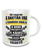 Ajándék targoncásnak_Targoncavezető bögre