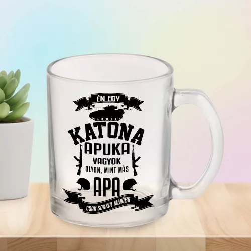 Ajándék_katonáknak_Bögre_katona_apukáknak_