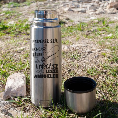 Ajándék_horgásznak_Horgász_szív_termosz_