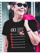 60. születésnapra póló nőknek 