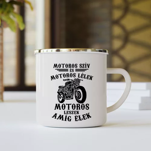Ajándék_motorosoknak_Motoros_szív_bögre_