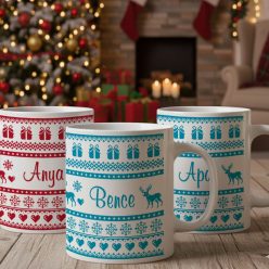 Páros_bögre_Karácsonyra_Norvég_mintás_bögre_