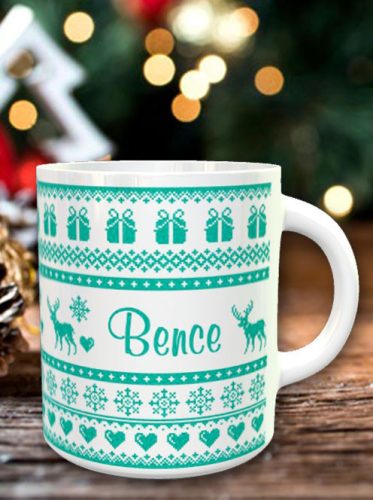 Karácsonyi_bögre_férfiaknak_Norvég_mintás_