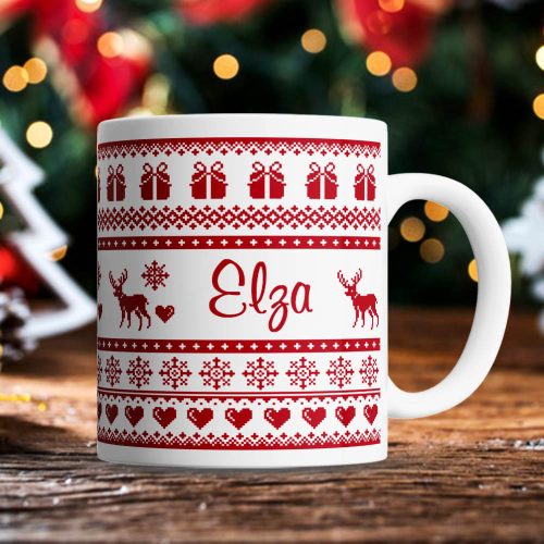 Bögre_karácsonyra_nőknek_Norvég_mintás_