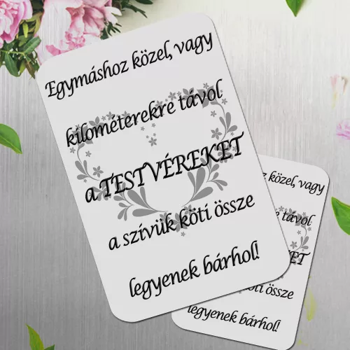 Hűtőmágnes_testvérnek_Kilométerekre_távol_