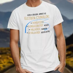 Ajándék_pecásnak_Horgászok_élete_póló_