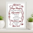 Évfordulós_falikép_nőknek_Drága_feleségem_