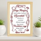 Évfordulós_falikép_nőknek_Drága_feleségem_