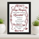 Évfordulós_falikép_nőknek_Drága_feleségem_