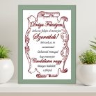 Évfordulós_falikép_nőknek_Drága_feleségem_