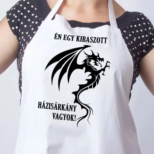 Házisárkány_kötény_Vicces_ajándék_nőknek_