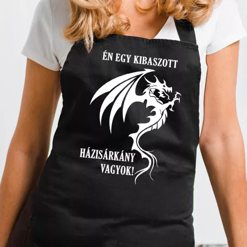 Házisárkány_kötény_Vicces_ajándék_nőknek_
