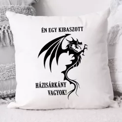 Házisárkány_párna_Vicces_ajándék_nőknek_