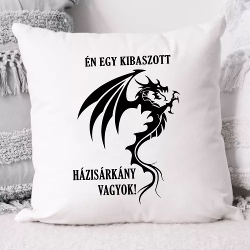 Házisárkány_párna_Vicces_ajándék_nőknek_
