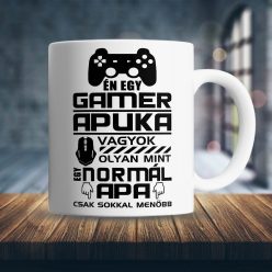 Gamer_ajándék_Gamer_apa_bögre_