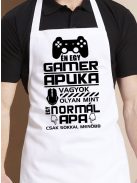 Gamer kötény_Gamer apuka kötény