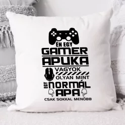 Ajándék_gamer_apukáknak_Gamer_párna_