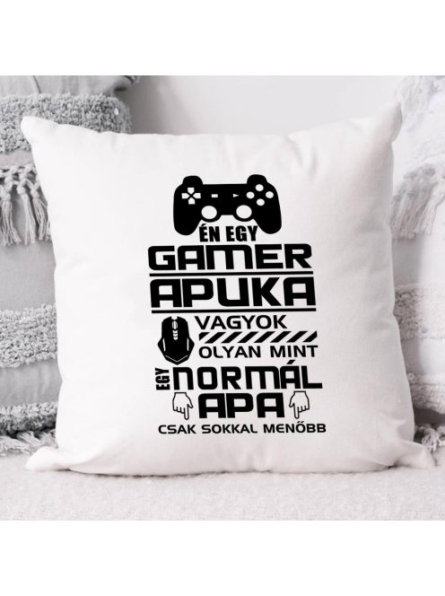 Ajándék gamer apukáknak_Gamer párna_