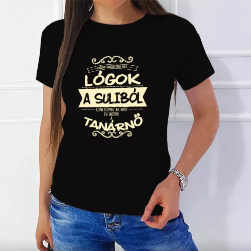 Ajándék_tanároknak_Női_póló_tanárnőnek_