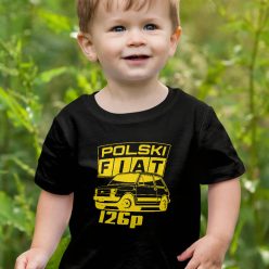 Polski_Fiat_126_gyerek_póló_Autós_póló_