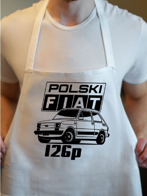 Polski Fiat 126 kötény_Autós kötény