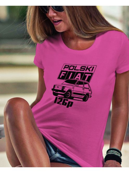 Polski Fiat 126 női póló_Autós póló_ Webshop