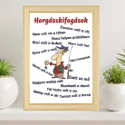Horgászkifogások_falikép_Vicces_dekoráció_horgászoknak