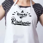 A_konyha_királynője_kötény_Ajándék_nőknek_