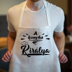 A_konyha_királya_kötény_Ajándék_férfiaknak_