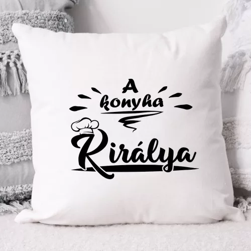 A_konyha_királya_párna_Ajándék_férfiaknak_