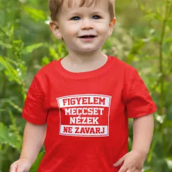 Vicces_póló_Meccset_nézek_gyerek_póló_