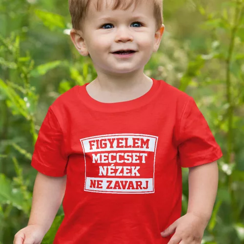 Vicces_póló_Meccset_nézek_gyerek_póló_