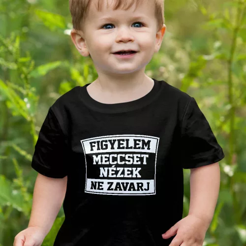 Vicces_póló_Meccset_nézek_gyerek_póló_