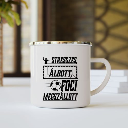 Focis_ajándék_Foci_megszállott_bögre_