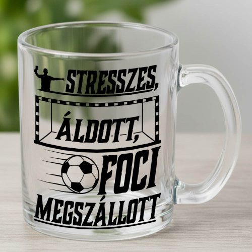 Focis_ajándék_Foci_megszállott_bögre_