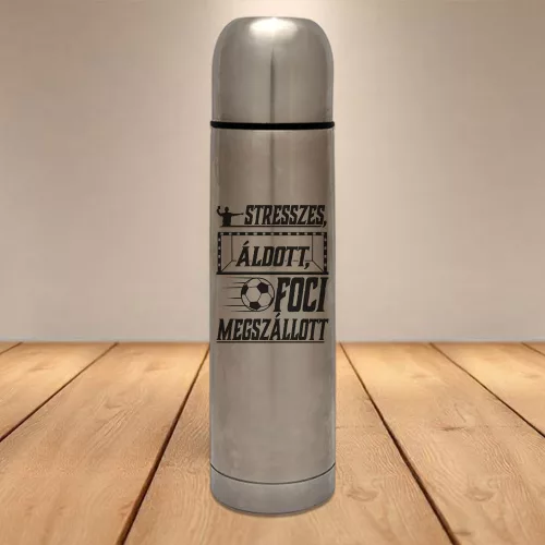 Foci_megszállott_termosz_Ajándék_focistának_