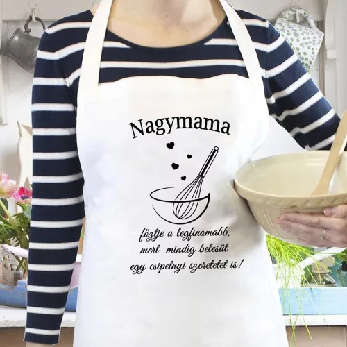 Ajándék_nagyszülőnek_Nagymama_főztje_kötény_