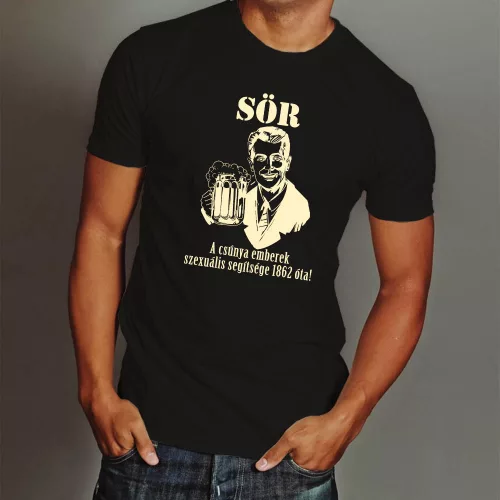 Humoros_póló_Ajándék_sörös_férfiaknak_