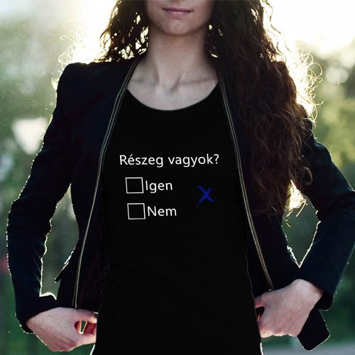 Vicces_női_póló_Részeg_vagyok_