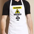 Ajándék_férfinak_Vigyázz_ma_apa_főz_kötény_