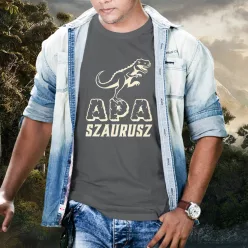 Humoros_póló_apáknak_Apaszaurusz_