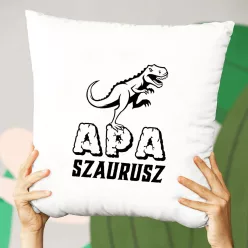 Humoros_ajándék_apáknak_Apaszaurusz_párna_